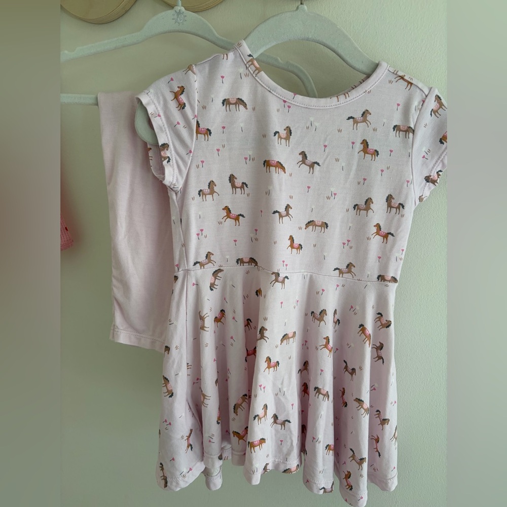 Magnetic Me Pink Horse Print Dress